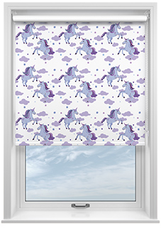 Unicorn Magic, Purple - Roller Blind